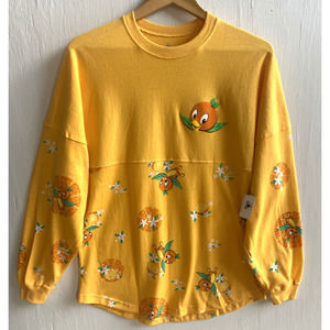 Disney FLORIDA Orange Bird Spirit Jersey Long sleeve Shirt Size XS BRAND NEW NWT